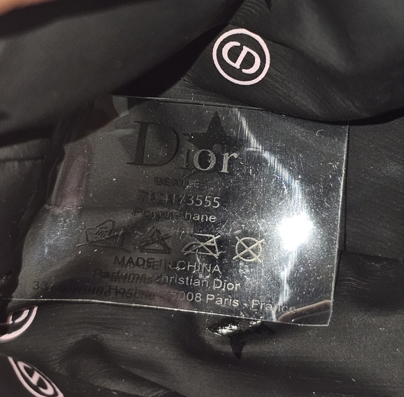 Christian Dior Black and Pink Clutch W/Crossbody Chain & Twilly Added - Picture 16 of 17